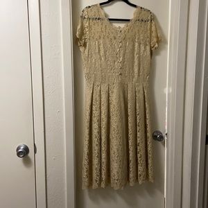 Gorgeous Champagne colored lace dress